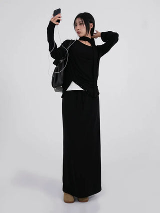 Corbin Cozy Long Skirt