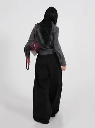 Miro Three Pintuck Pumpkin Long Pants