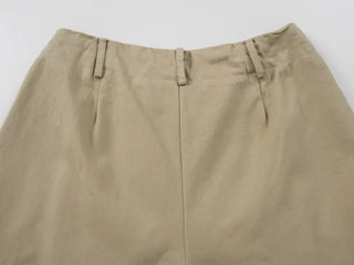 Miro Three Pintuck Pumpkin Long Pants