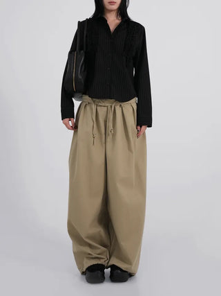 Miro Three Pintuck Pumpkin Long Pants