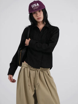 Miro Three Pintuck Pumpkin Long Pants
