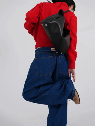 Doel String Mega Wide Denim Pants