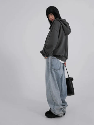 Doel String Mega Wide Denim Pants
