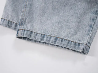 Doel String Mega Wide Denim Pants