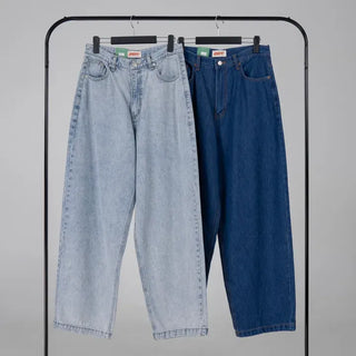 Doel String Mega Wide Denim Pants