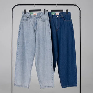 Doel String Mega Wide Denim Pants