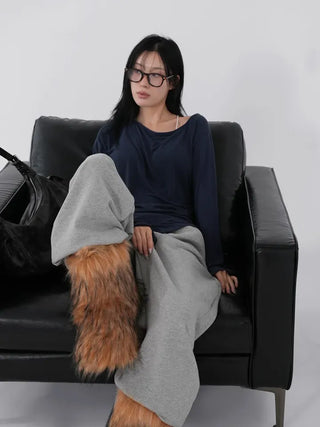 Released Round Square Horn-rimmed Glasses