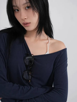 Released Round Square Horn-rimmed Glasses