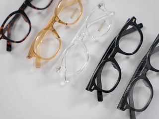 Released Round Square Horn-rimmed Glasses