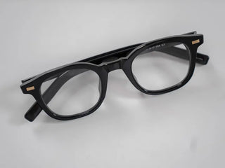 Released Round Square Horn-rimmed Glasses
