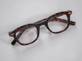 Released Round Square Horn-rimmed Glasses