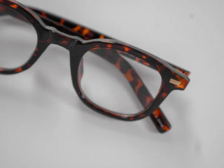 Released Round Square Horn-rimmed Glasses