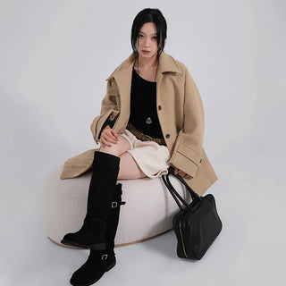 UL Basic High-Neck Better Half Wool Jacket
