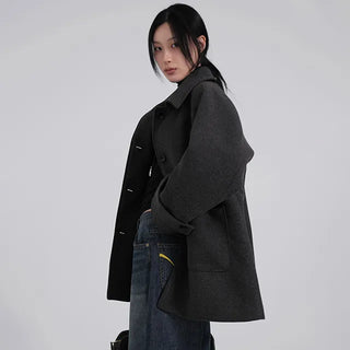 UL Basic High-Neck Better Half Wool Jacket