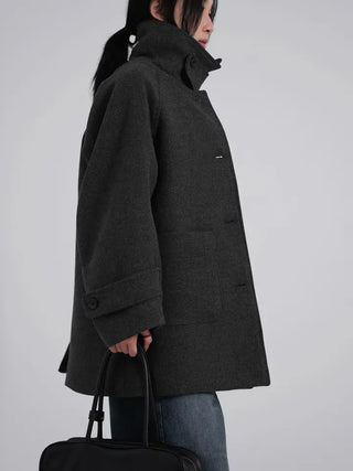 UL Basic High-Neck Better Half Wool Jacket