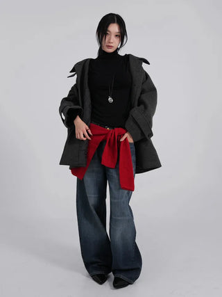 UL Basic High-Neck Better Half Wool Jacket