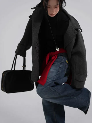 UL Basic High-Neck Better Half Wool Jacket
