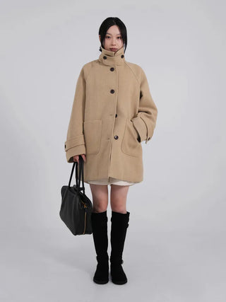 UL Basic High-Neck Better Half Wool Jacket