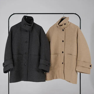 UL Basic High-Neck Better Half Wool Jacket