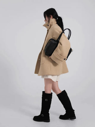 UL Basic High-Neck Better Half Wool Jacket