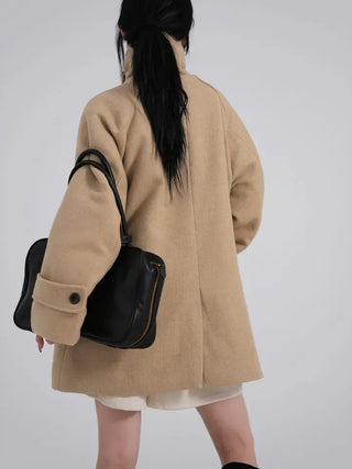 UL Basic High-Neck Better Half Wool Jacket
