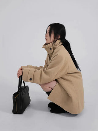 UL Basic High-Neck Better Half Wool Jacket