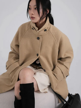 UL Basic High-Neck Better Half Wool Jacket