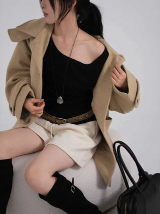 UL Basic High-Neck Better Half Wool Jacket