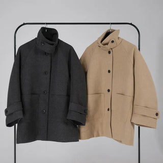 UL Basic High-Neck Better Half Wool Jacket