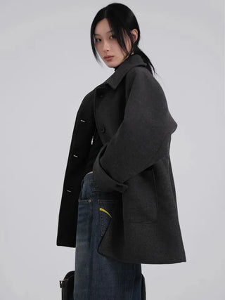 UL Basic High-Neck Better Half Wool Jacket