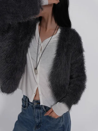 Nori Flowy Basic Cardigan