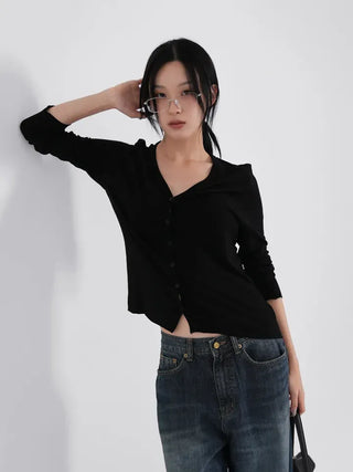 Nori Flowy Basic Cardigan