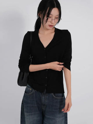 Nori Flowy Basic Cardigan