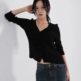 Nori Flowy Basic Cardigan