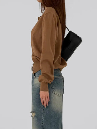 Nello Round Neck Cardigan