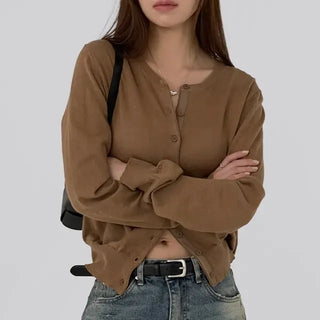 Nello Round Neck Cardigan