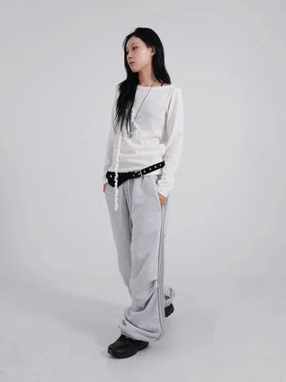 Zeon Back Letter Piping Track Pants