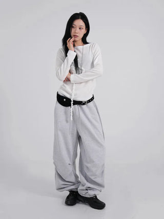 Zeon Back Letter Piping Track Pants