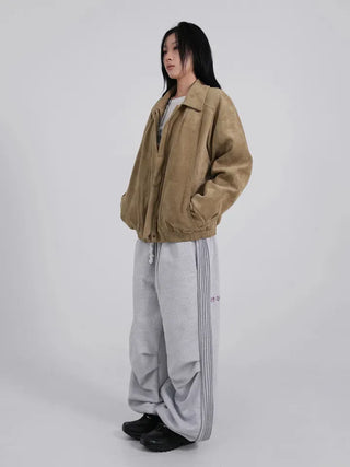Zeon Back Letter Piping Track Pants