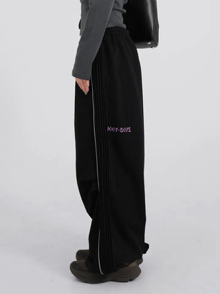 Zeon Back Letter Piping Track Pants