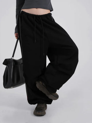 Zeon Back Letter Piping Track Pants