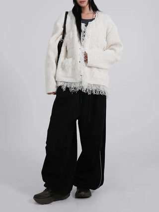 Zeon Back Letter Piping Track Pants