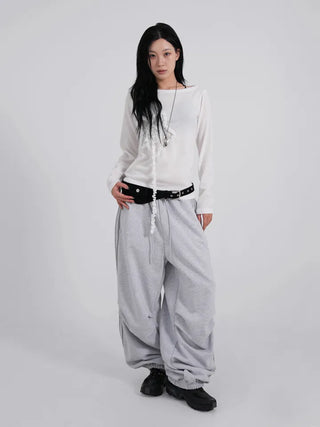 Zeon Back Letter Piping Track Pants