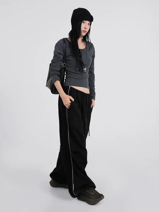 Heo Modal U-neck Semi-Slim Long Sleeve Tee