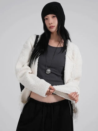 Heo Modal U-neck Semi-Slim Long Sleeve Tee