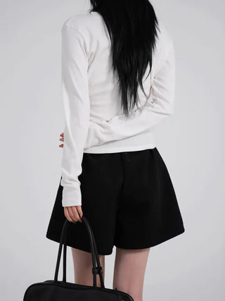 Heo Modal U-neck Semi-Slim Long Sleeve Tee