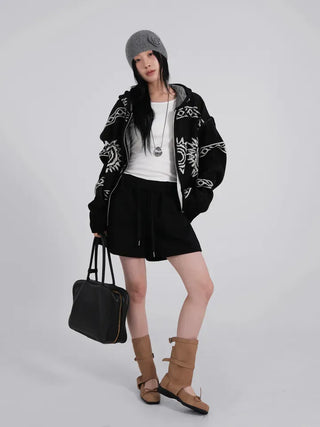 Dooni Wide Knit Shorts