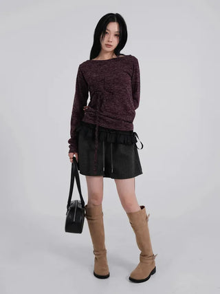 Dooni Wide Knit Shorts