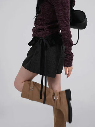 Dooni Wide Knit Shorts