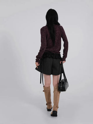 Dooni Wide Knit Shorts